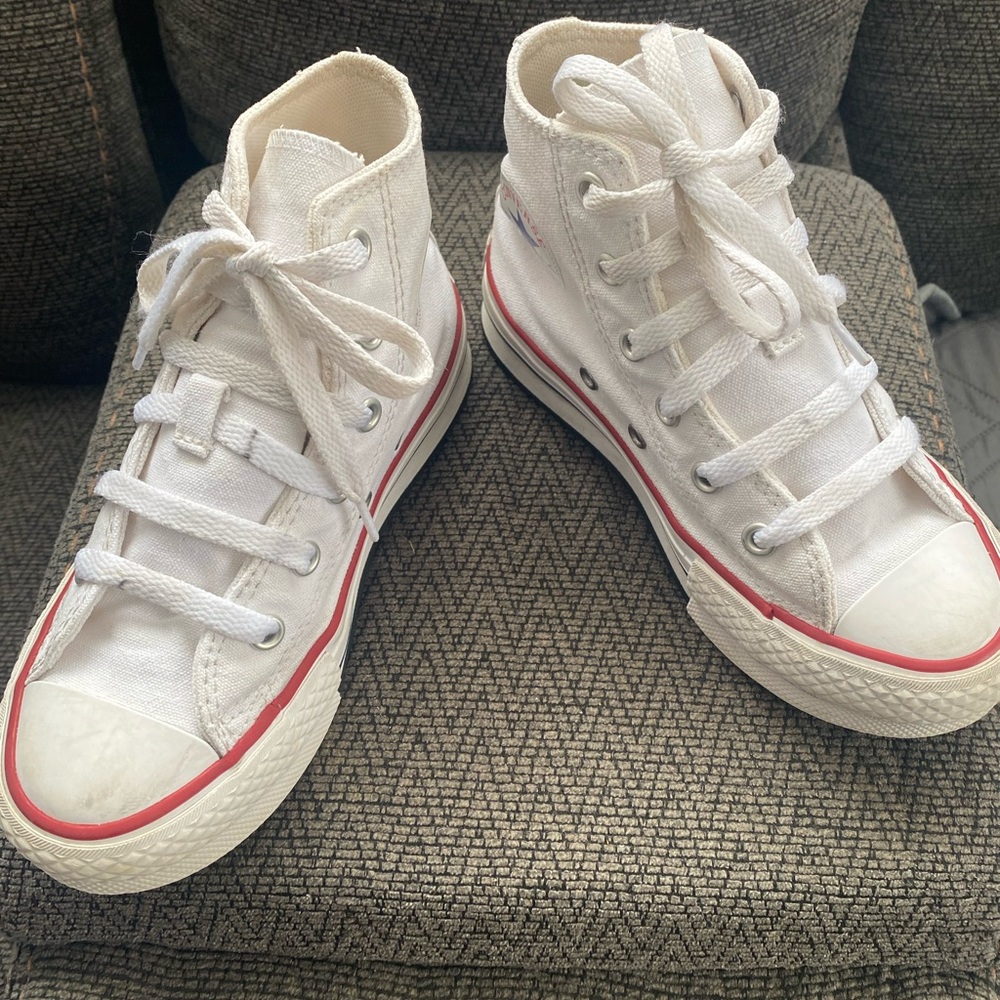 Converse Kids' White High-Top Sneakers